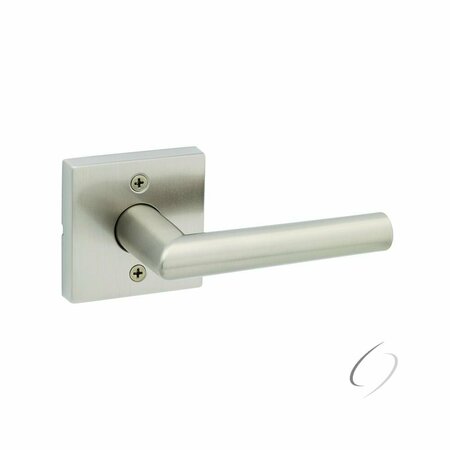 KWIKSET Milan Lever with Square Rose Half Dummy Door Lock Satin Nickel Finish 788MILSQT-15